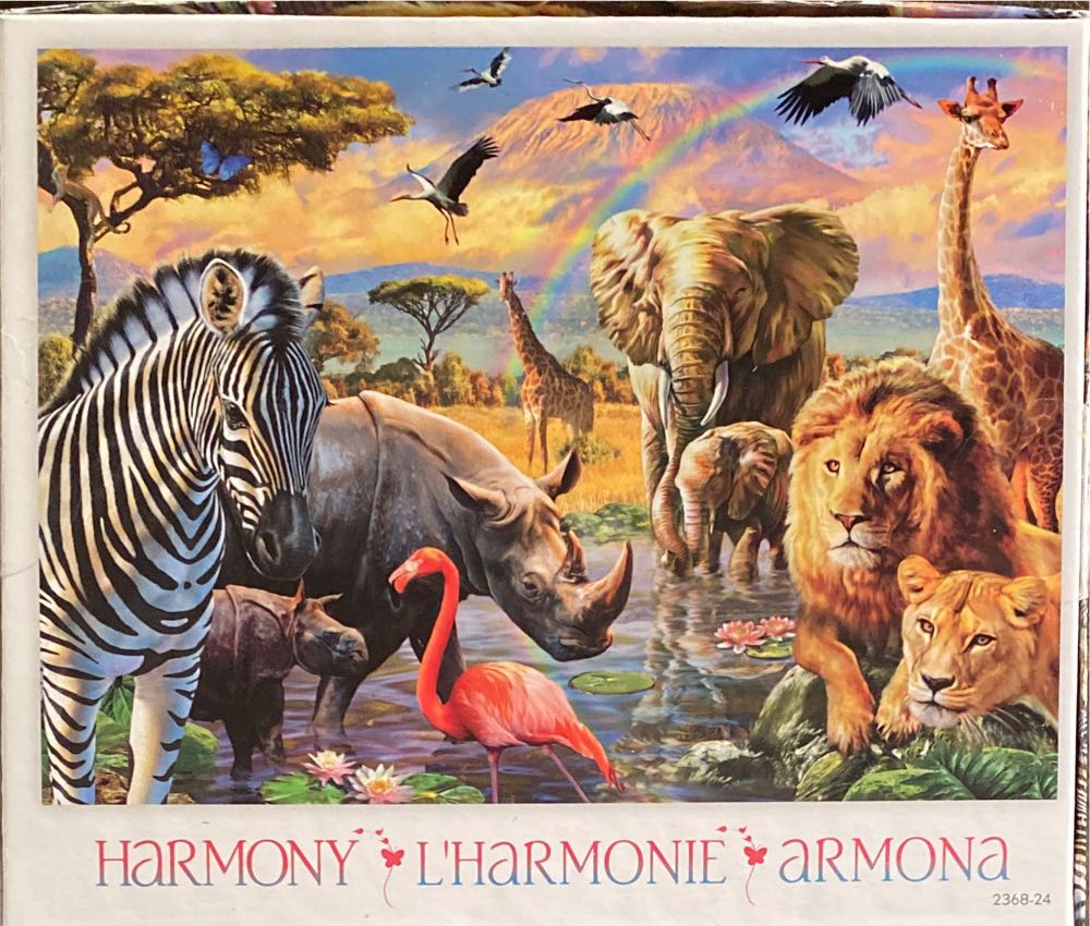 Savannah Watering Hole - Ceaco puzzle collectible [Barcode 021081230087] - Main Image 2