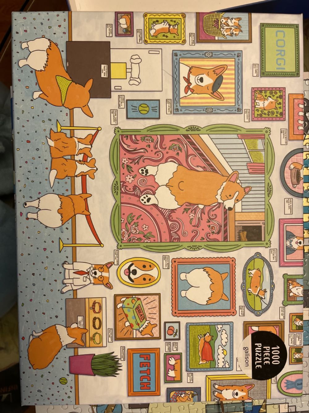 Museum Of The Corgi -Aidan - Galison puzzle collectible [Barcode 9780735370463] - Main Image 2