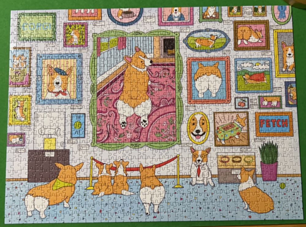 Museum Of The Corgi -Aidan - Galison puzzle collectible [Barcode 9780735370463] - Main Image 3