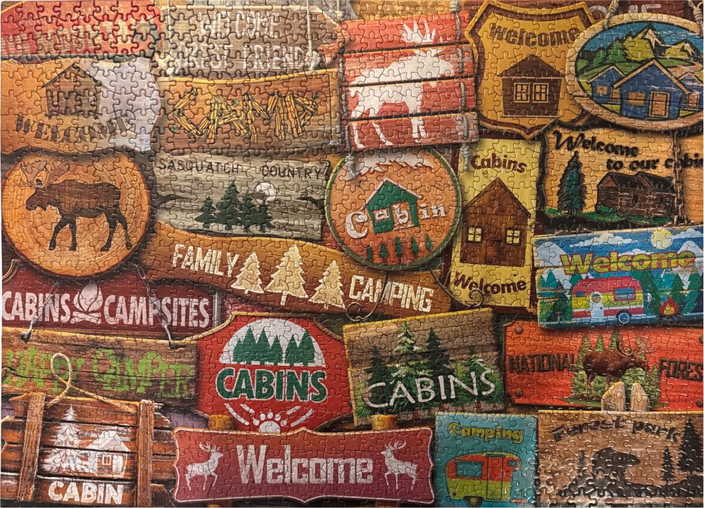 Rustic Lodge - Ceaco puzzle collectible [Barcode 021081310338] - Main Image 2