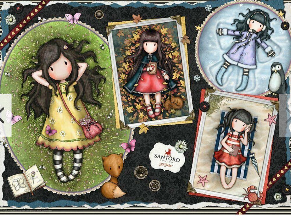 Four Gorjuss Seasons - Ravensburger puzzle collectible [Barcode 4005556151646] - Main Image 2