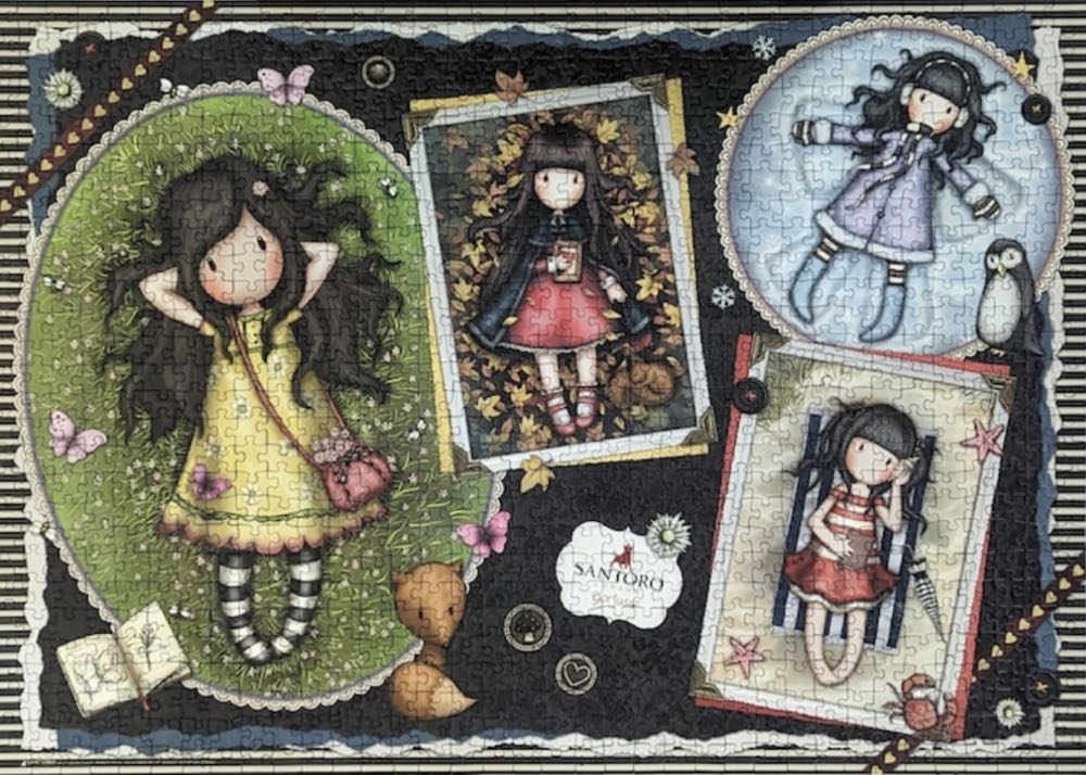 Four Gorjuss Seasons - Ravensburger puzzle collectible [Barcode 4005556151646] - Main Image 3