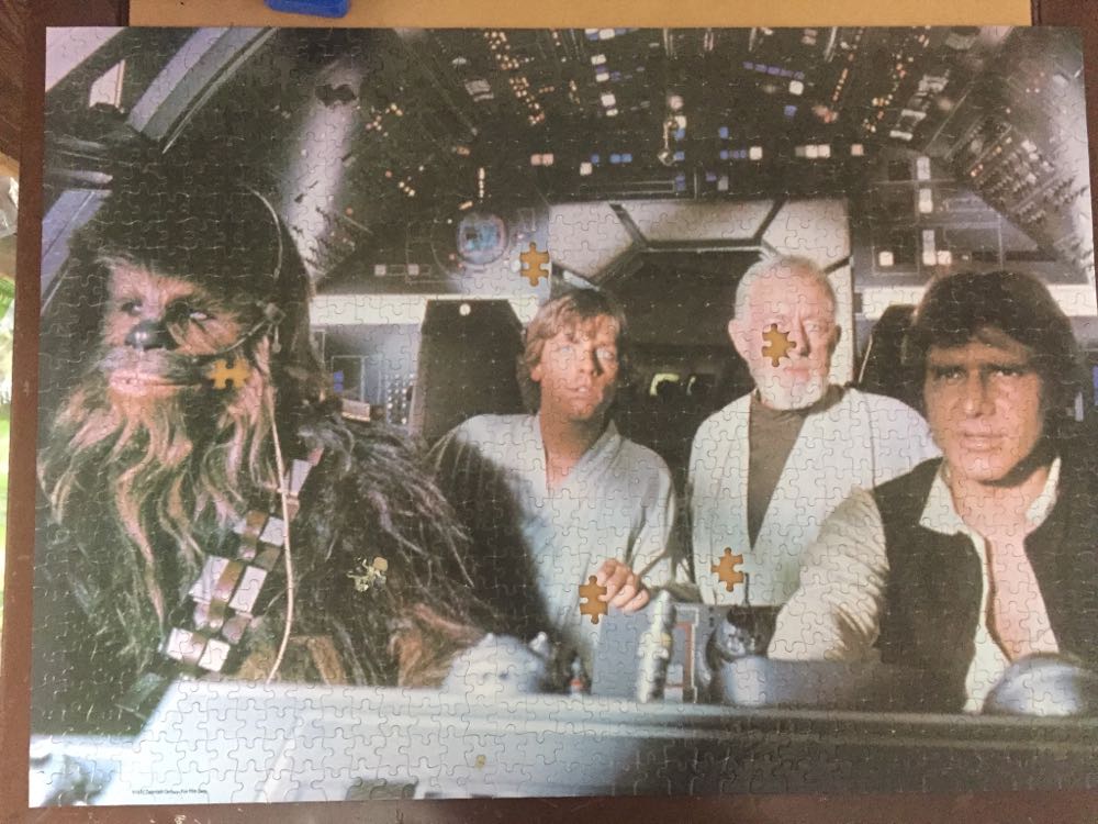 Aboard The Millenium Falcon - Kenner puzzle collectible - Main Image 2