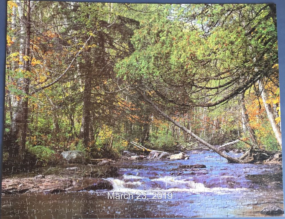 Caribou River, Minnesota  puzzle collectible - Main Image 2