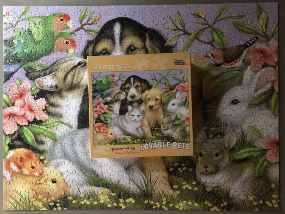 Lovable Pets*- 869, 6/14/25 - White Mountain 🇺🇸 puzzle collectible [Barcode 724819248834] - Main Image 3