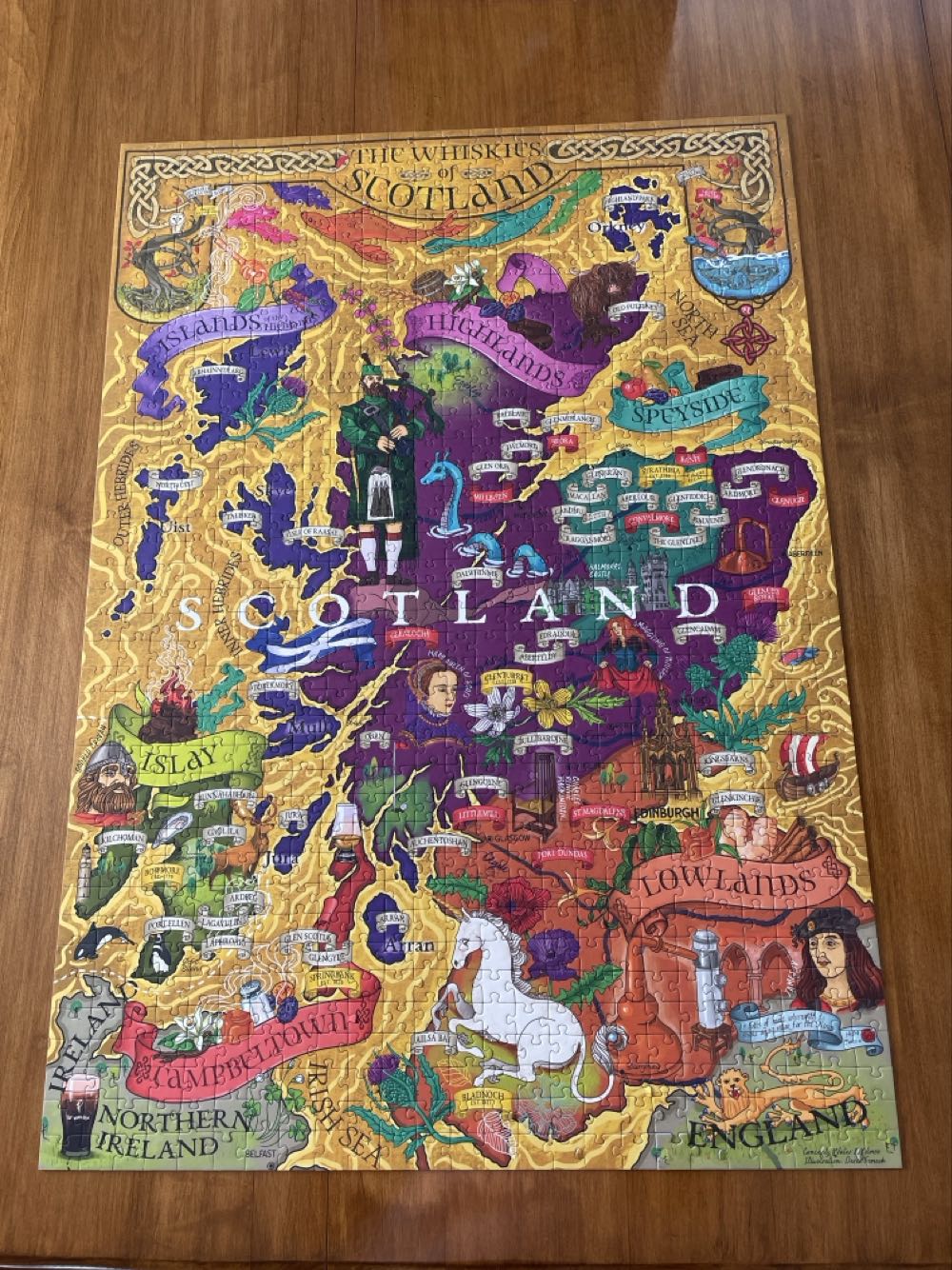 Scotland Whisky - Water&Wines puzzle collectible [Barcode 7350121880214] - Main Image 4