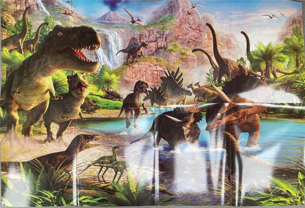 Jurassic Dinosaurs  puzzle collectible - Main Image 2