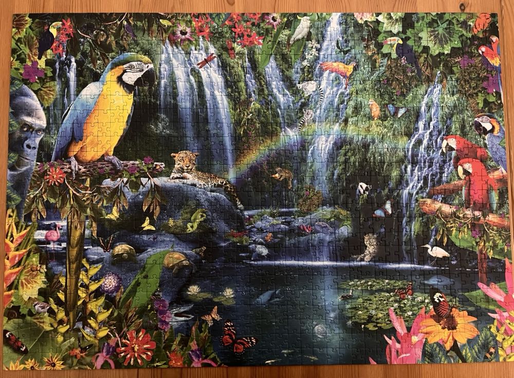 Parrot Tropics - Bluebird Puzzle puzzle collectible [Barcode 3663384702983] - Main Image 2