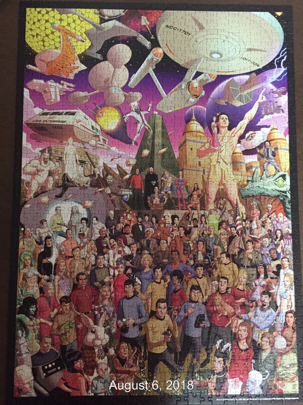 Star Trek 50th Anniversary - Falcon de luxe puzzle collectible [Barcode 8710126111499] - Main Image 2