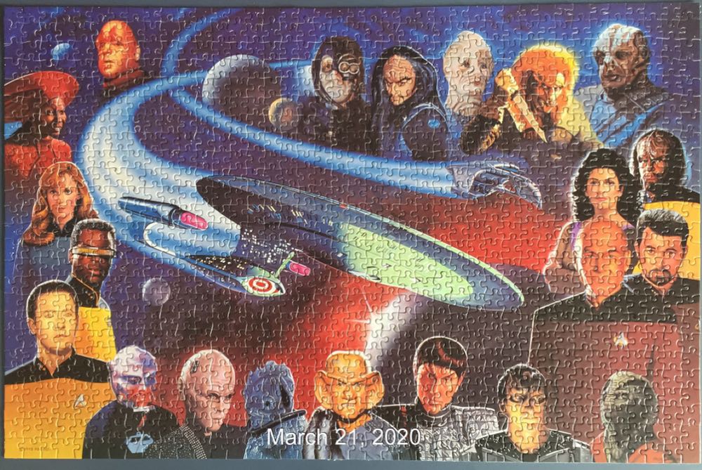 Star Trek The Next Generation - F X Schmid puzzle collectible [Barcode 099252900251] - Main Image 2