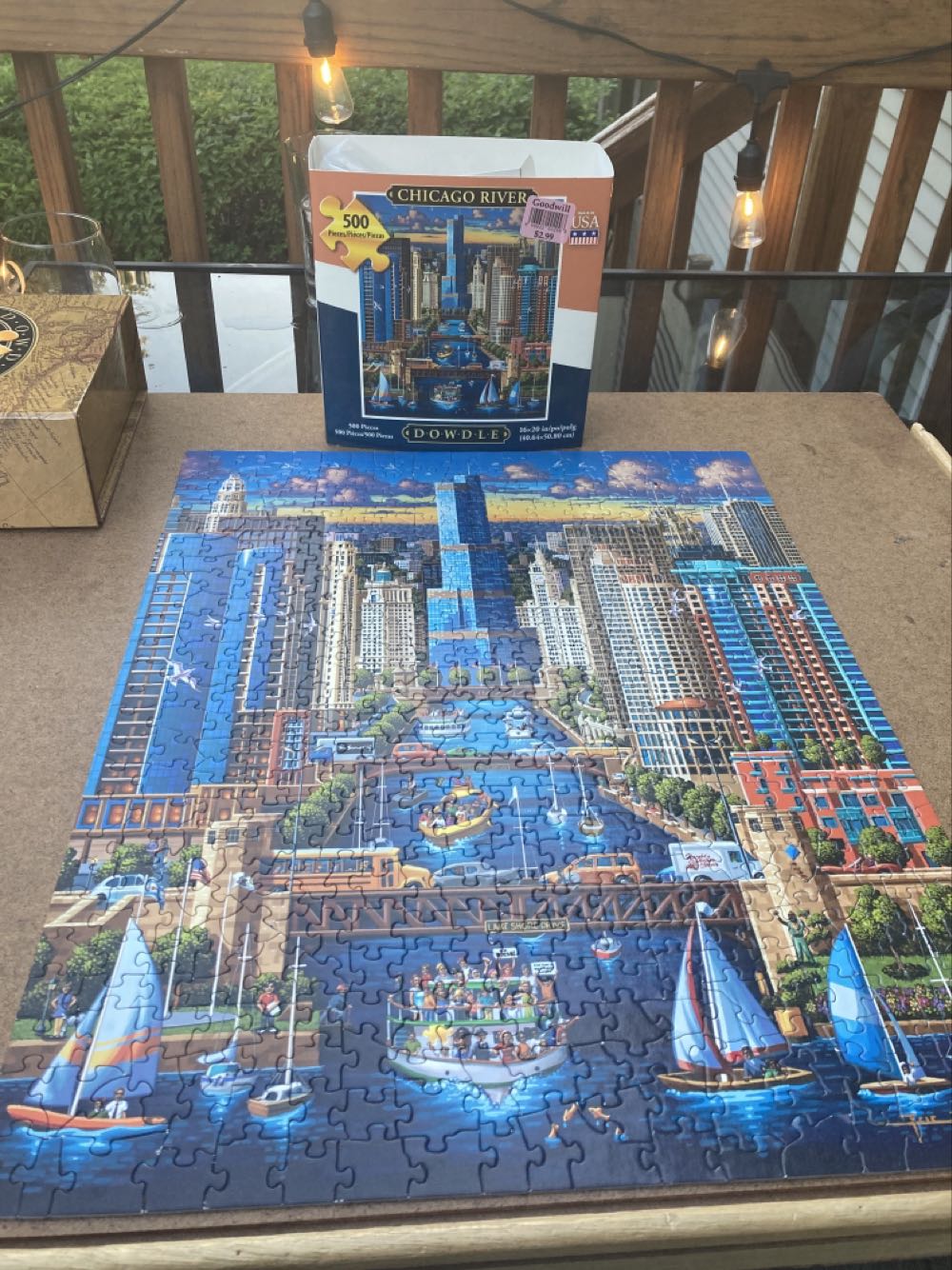 Chicago River Jenn - Dowdle puzzle collectible [Barcode 671095202572] - Main Image 2