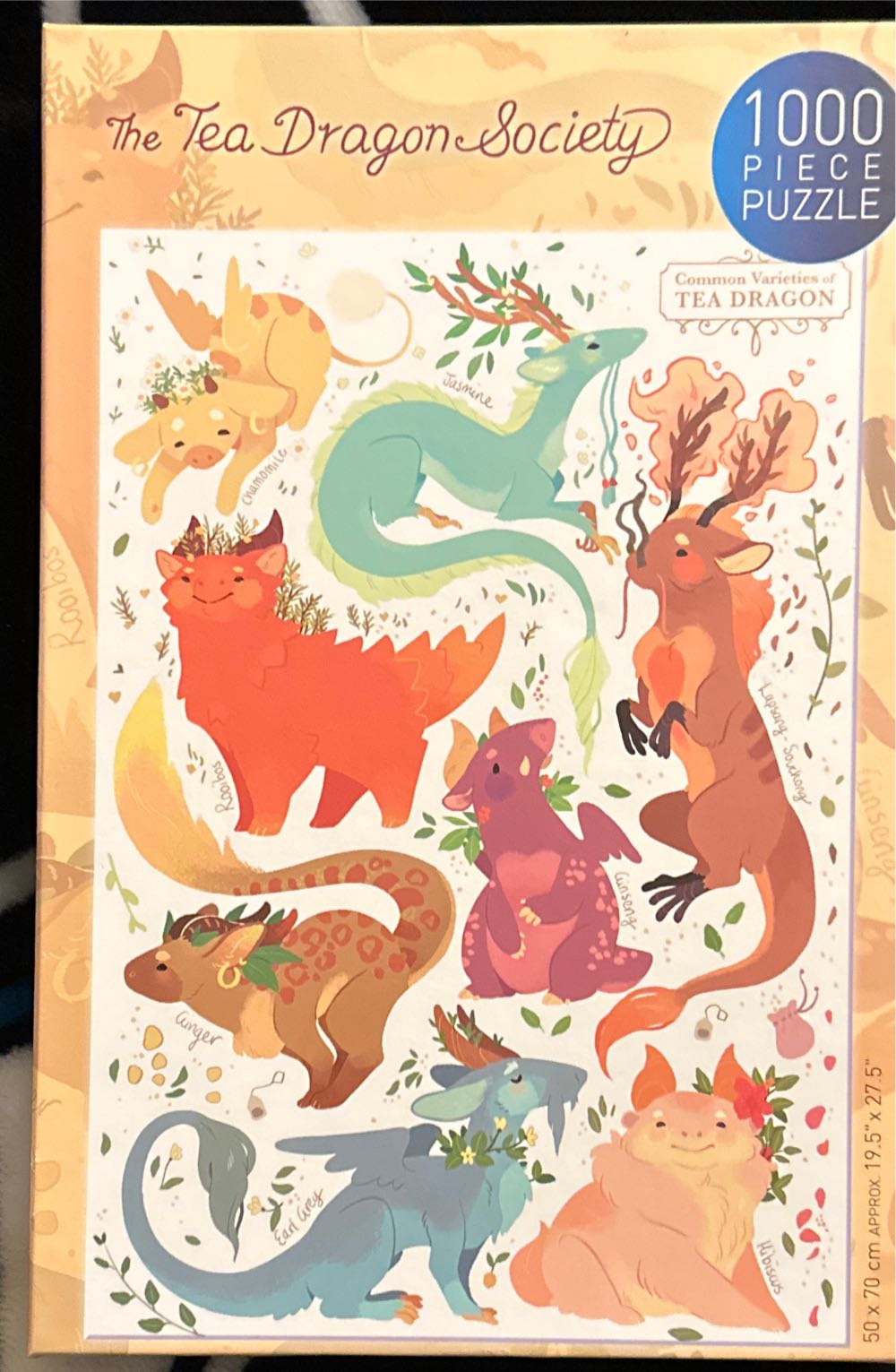The Tea Dragon Society: Common Varieties Of Tea Dragons - Renegade Game Studios puzzle collectible [Barcode 810011722897] - Main Image 2