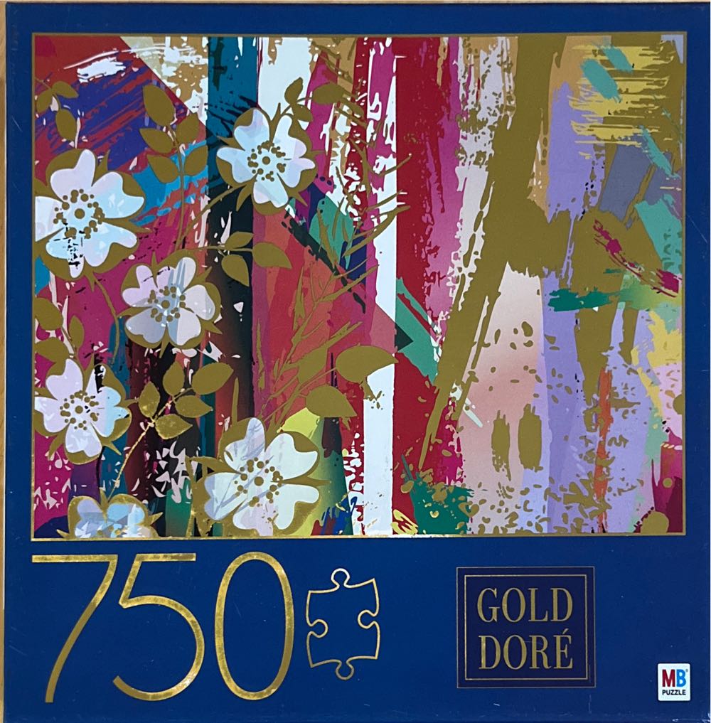 Composition With Wild Roses 🔴 - Gold Dore puzzle collectible [Barcode 778988282533] - Main Image 2