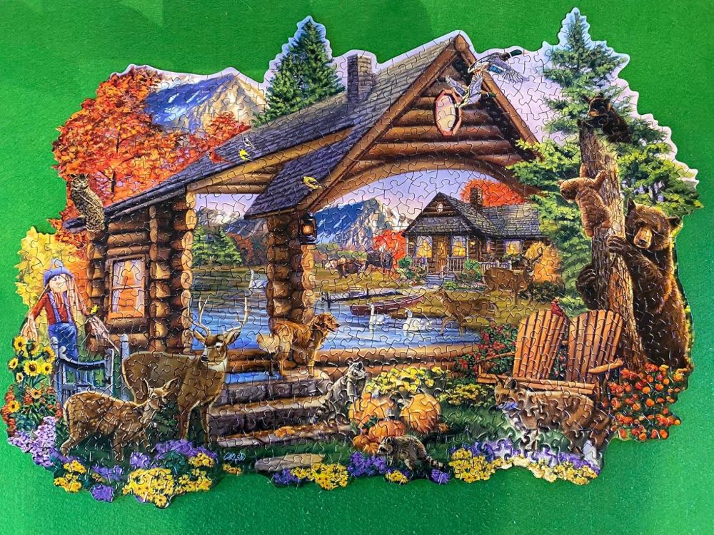 Autumn Retreat - Bits And Pieces puzzle collectible [Barcode 192949043672] - Main Image 2