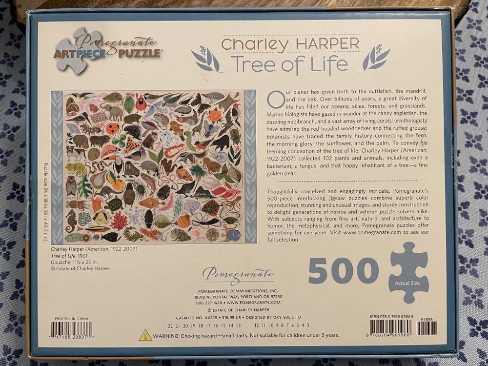 Tree of Life - Pomegranate puzzle collectible [Barcode 9780764961960] - Main Image 3