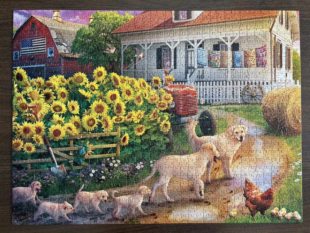Farm Flower Pups - Buffalo puzzle collectible [Barcode 079346119523] - Main Image 2