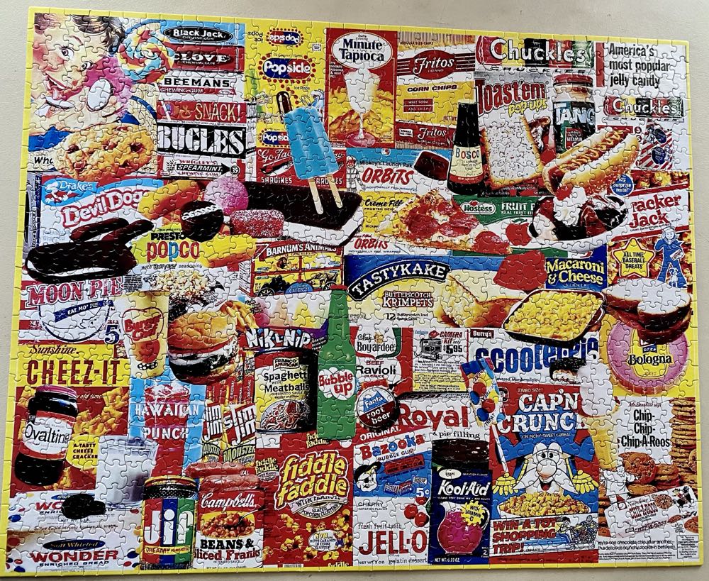 Things I Ate as a Kid - White Mountain puzzle collectible [Barcode 724819257393] - Main Image 2