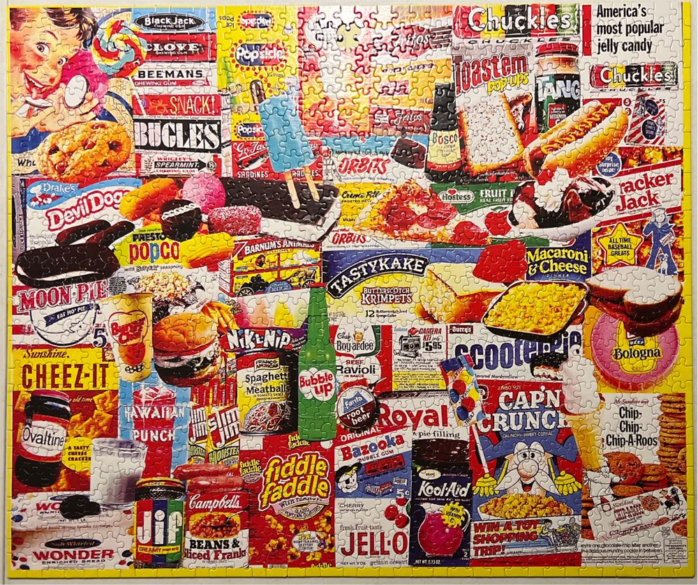 Things I Ate as a Kid - White Mountain puzzle collectible [Barcode 724819257393] - Main Image 3