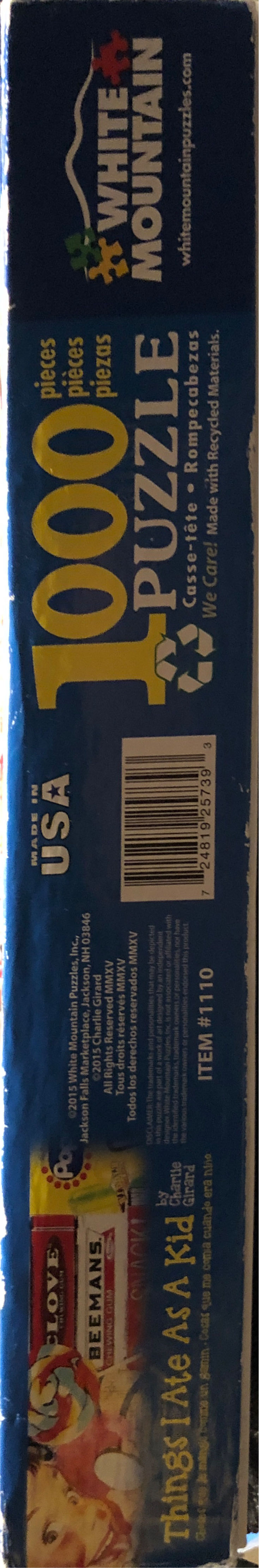 Things I Ate as a Kid - White Mountain puzzle collectible [Barcode 724819257393] - Main Image 4