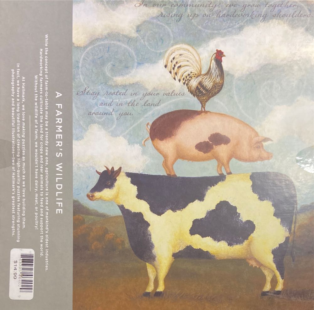 A Farmer’s Wildlife - Hallmark puzzle collectible [Barcode 763795464029] - Main Image 2