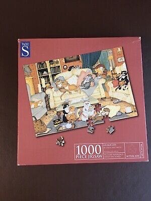 Lounge Cats By Linda Jane Smith - WHSMITH puzzle collectible [Barcode 00284059] - Main Image 2