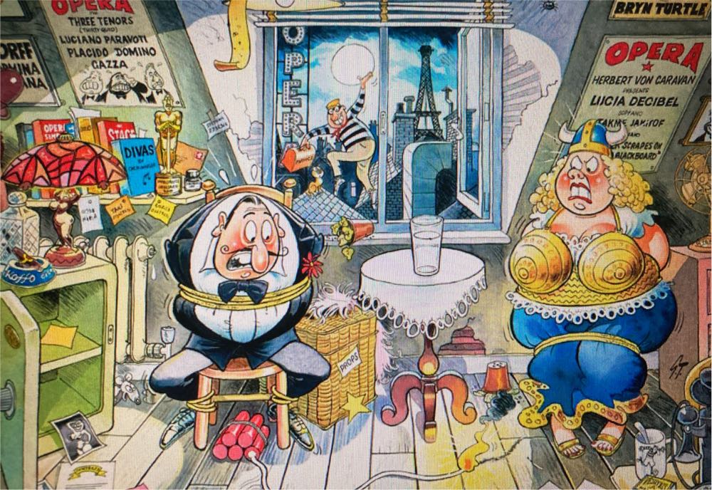 Drama at the Opera - 3 - Jumbo Wasgij puzzle collectible [Barcode 8710126157152] - Main Image 2