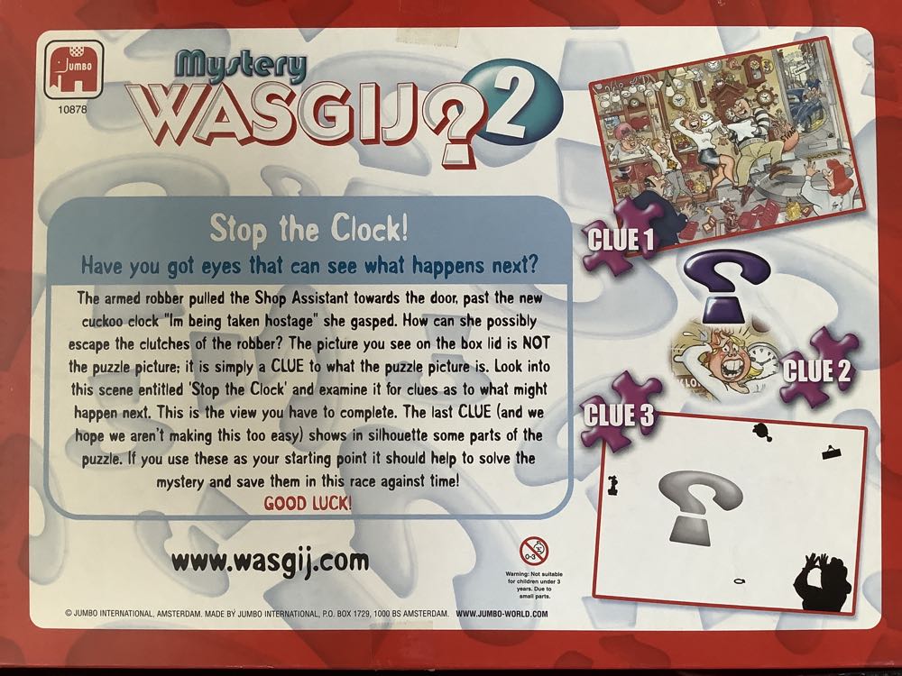 Mystery 2 Stop The Clock - Jumbo puzzle collectible [Barcode 8710126156865] - Main Image 2