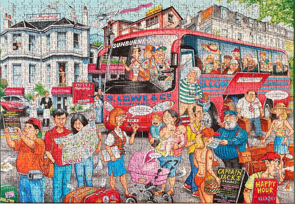 Best Of British #8 - The Coach Trip - Ravensburger puzzle collectible [Barcode 4005556191574] - Main Image 2