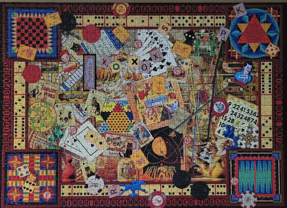 Vintage Games - Ravensburger puzzle collectible [Barcode 4005556802081] - Main Image 2