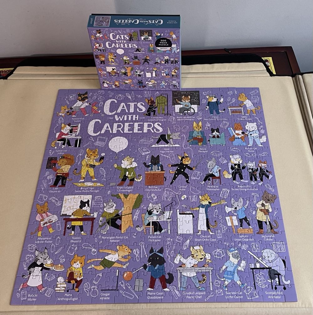 Cats With Careers  - Galison puzzle collectible [Barcode 9780735370081] - Main Image 3