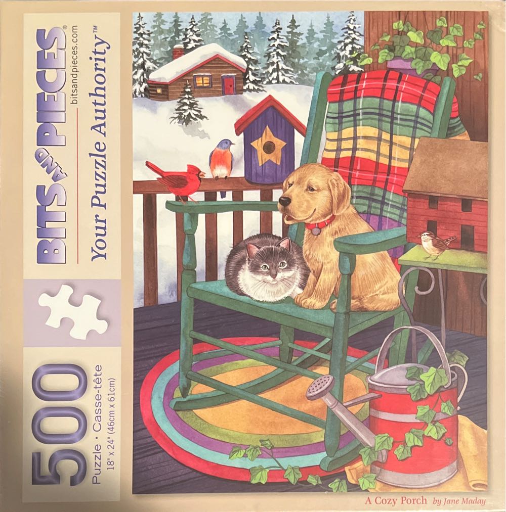 A Cozy Porch - Bits And Pieces🇺🇸 puzzle collectible [Barcode 192949036766] - Main Image 2