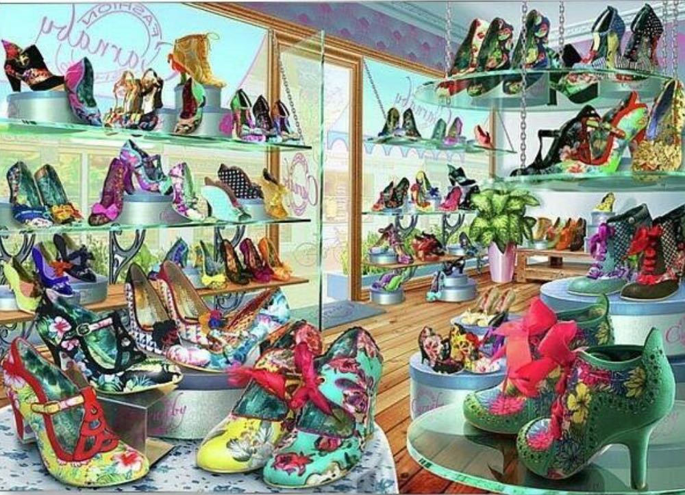 Carnaby Shoe Shop - Milton Bradley (MB) puzzle collectible [Barcode 778988160442] - Main Image 2