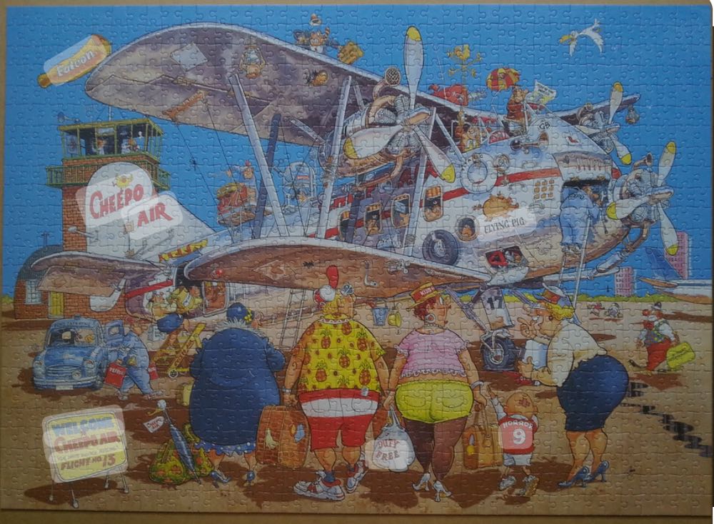 Wasgij Happy Holidays!-TRADED - Falcon puzzle collectible [Barcode 5011145037566] - Main Image 2