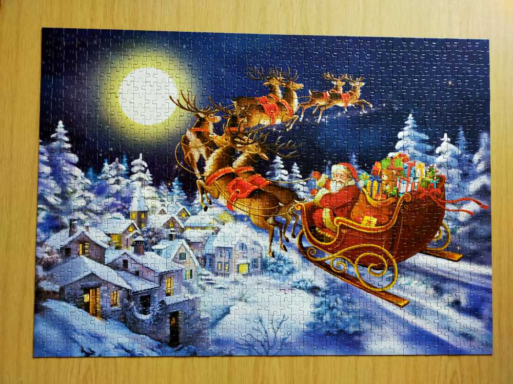 ⬜️Santa’s Sleigh (Verkocht) - King puzzle collectible [Barcode 8710125056012] - Main Image 2
