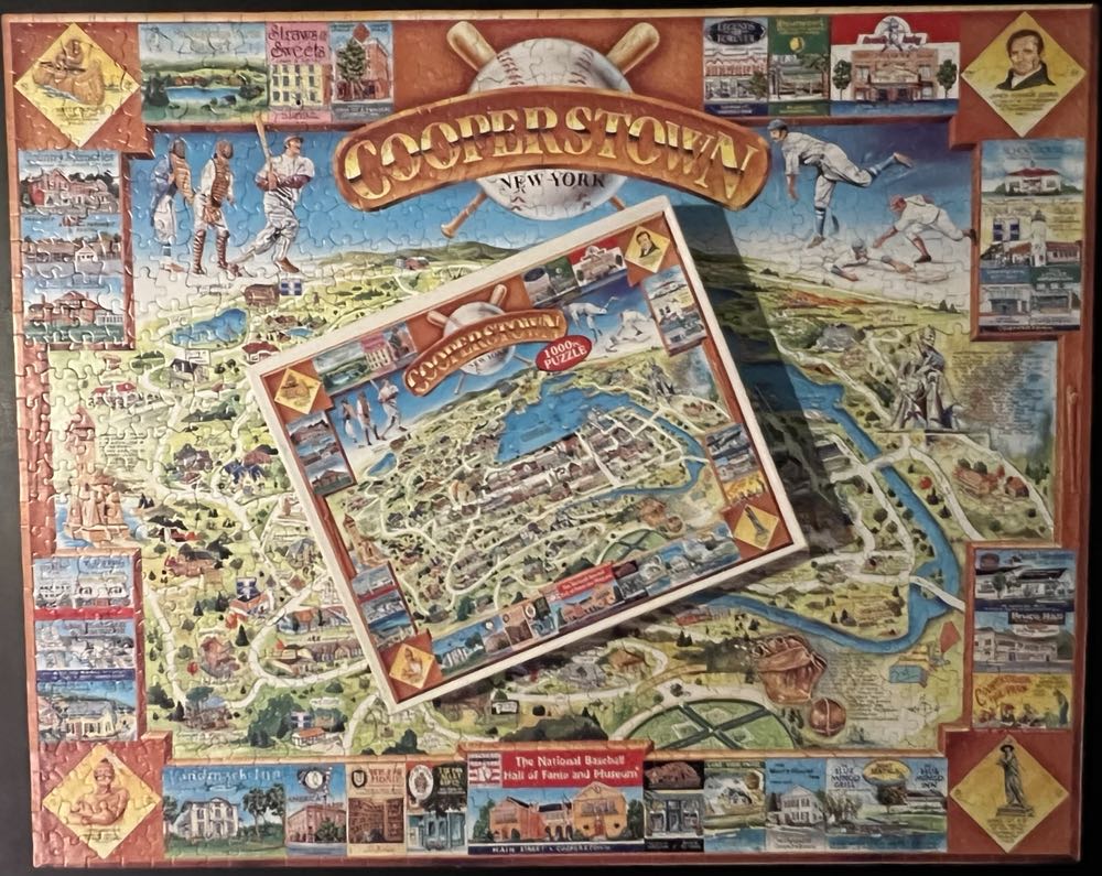 Cooperstown New York-NIB - White Mountain Puzzles puzzle collectible [Barcode 724819247226] - Main Image 4