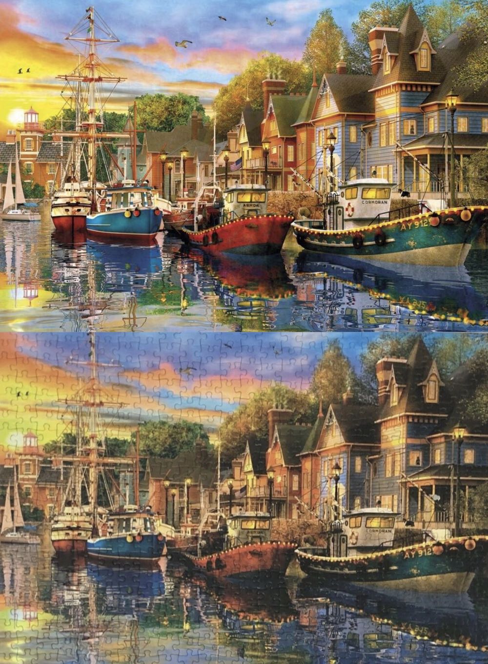 Sails At Sunset - Gibsons puzzle collectible [Barcode 5012269050547] - Main Image 2