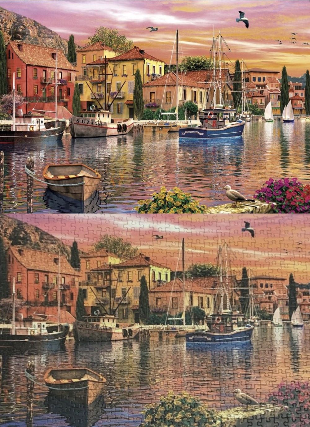 Sails At Sunset - Gibsons puzzle collectible [Barcode 5012269050547] - Main Image 3