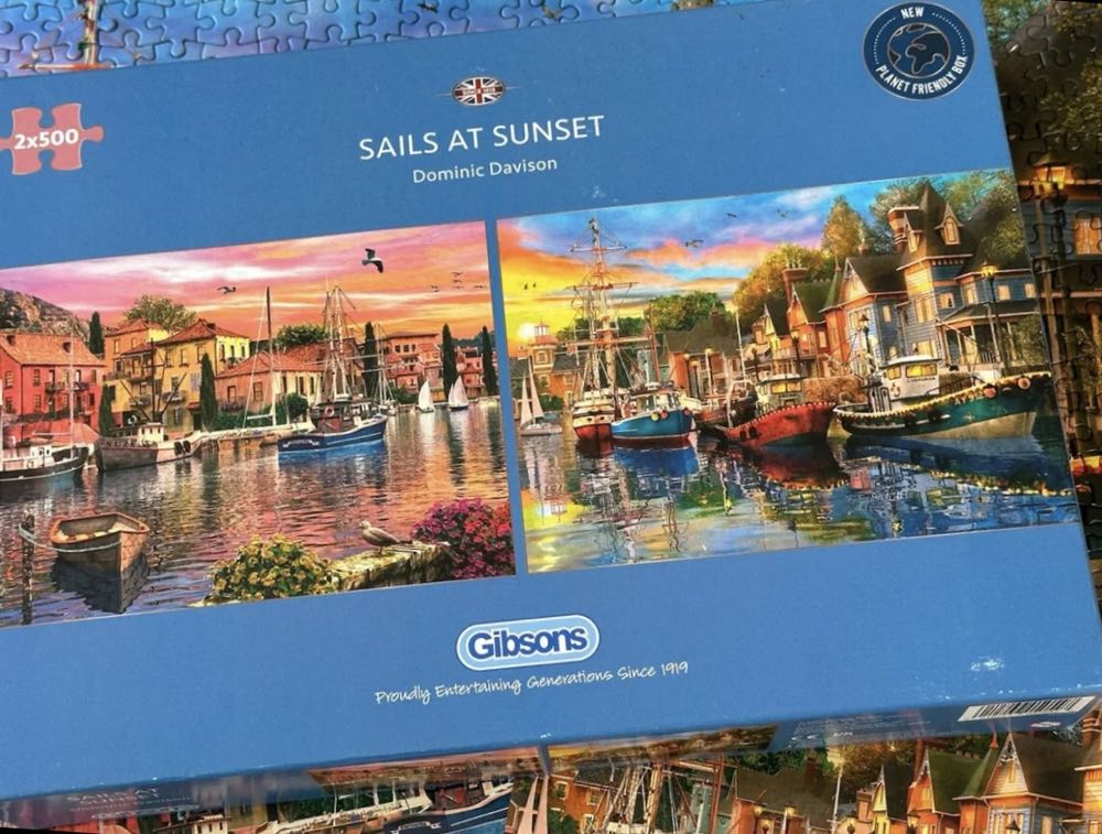 Sails At Sunset - Gibsons puzzle collectible [Barcode 5012269050547] - Main Image 4