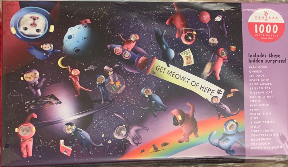 Meow-ter Space - Central 23 puzzle collectible [Barcode 5060737786269] - Main Image 1