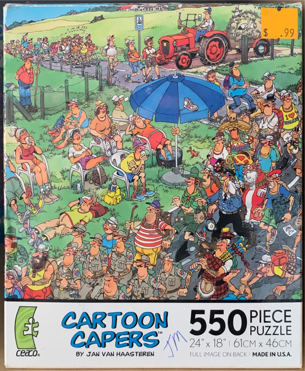 Cartoon Capers - Ceaco puzzle collectible [Barcode 021081023719] - Main Image 1