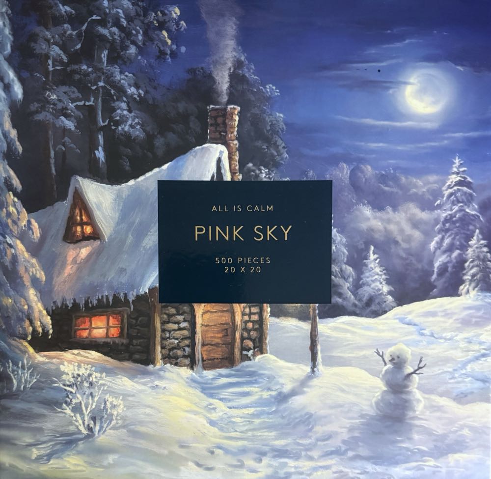 All is Calm-old - Pink Sky puzzle collectible [Barcode 191205543154] - Main Image 2