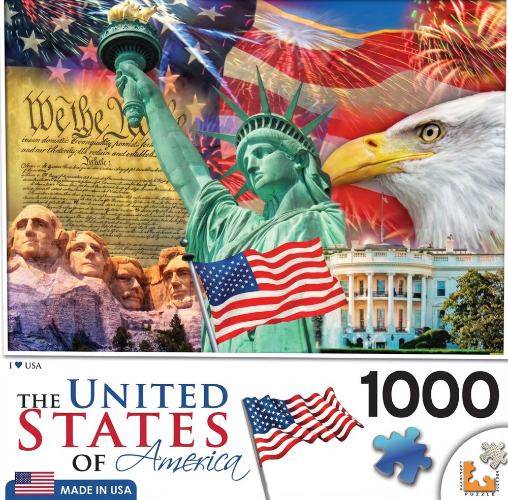 United States Of America - CraZArt puzzle collectible [Barcode 4895145411813] - Main Image 2