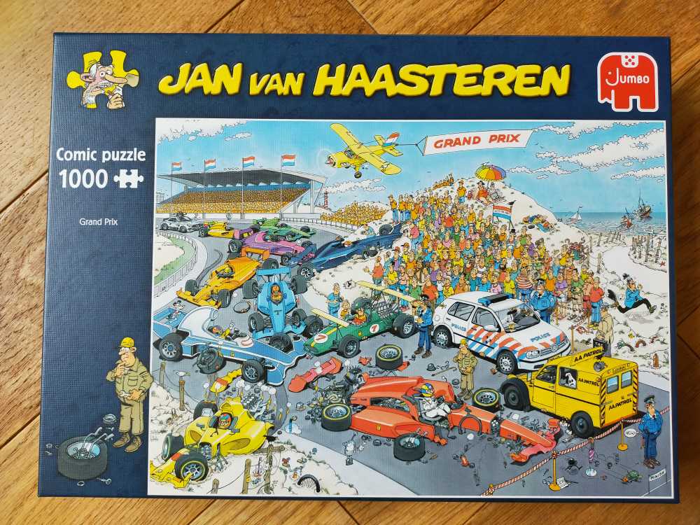 Jan van Haasteren. Grand Prix. Formule 1. - Jumbo puzzle collectible - Main Image 2