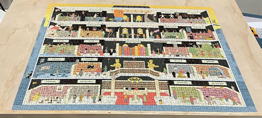 In The Bookstore - *T/S - Princeton Architectural Press puzzle collectible [Barcode 9781648960901] - Main Image 2