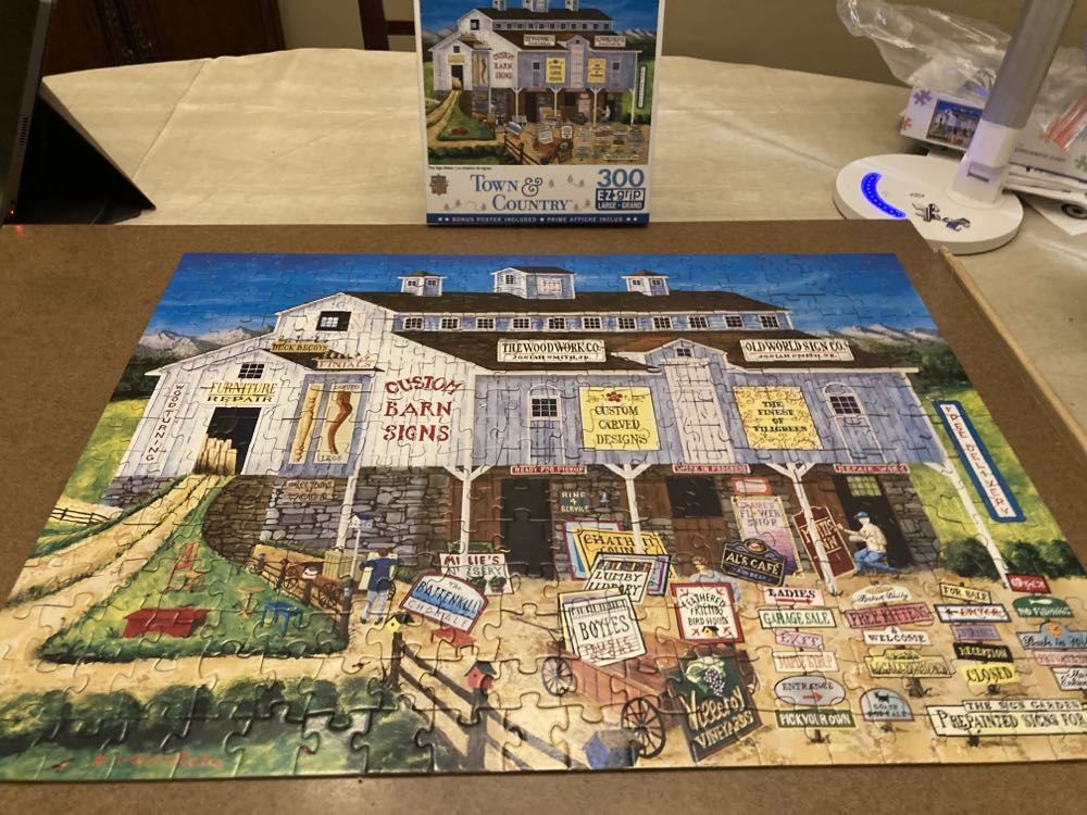 The Sign Maker - MasterPieces puzzle collectible [Barcode 705988321559] - Main Image 2