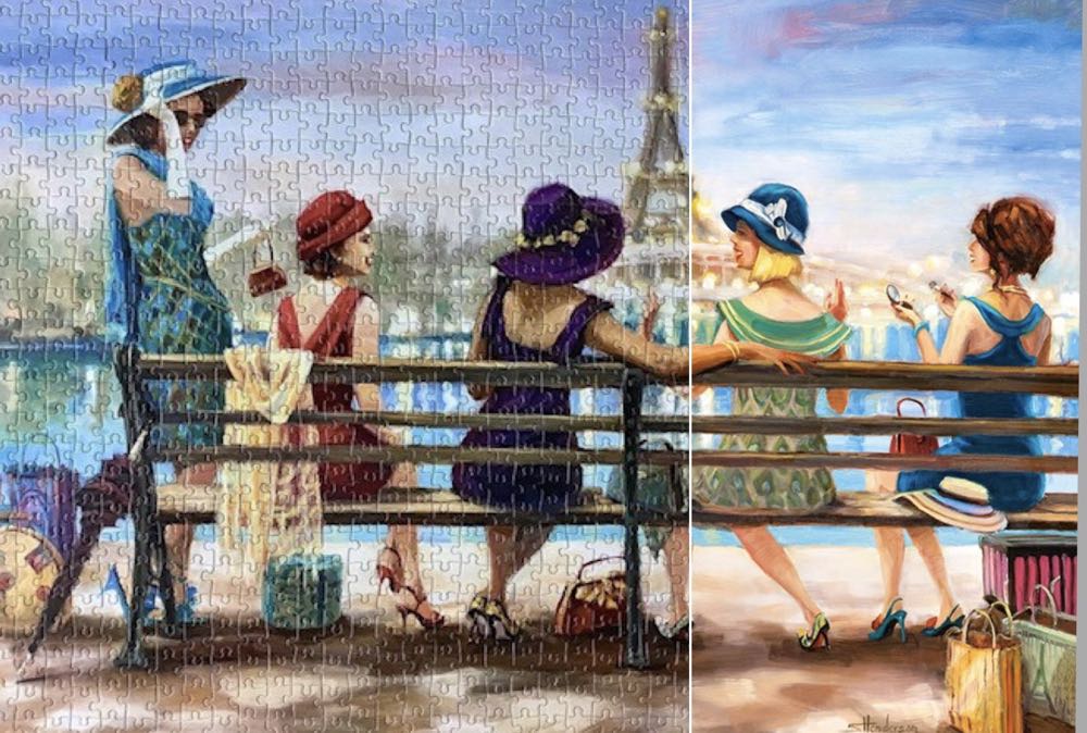 Girls day out - Castorland puzzle collectible [Barcode 5904438104468] - Main Image 4