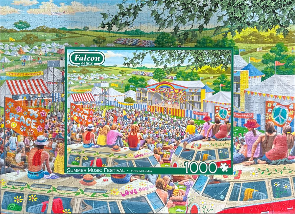 Summer Music Festival - Falcon de luxe puzzle collectible [Barcode 8710126113042] - Main Image 4