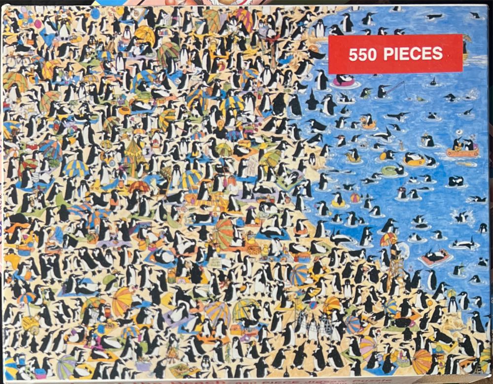Penguins at the Beach - Great American Puzzle Factory puzzle collectible [Barcode 010563009884] - Main Image 2