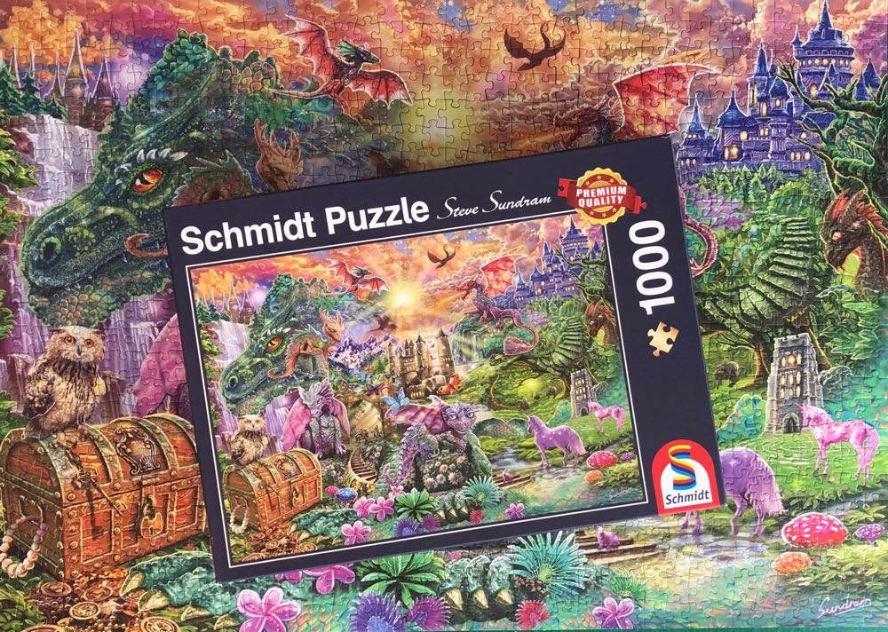 Betoverd Drakenland/Enchanted Dragon Land - Schmidt puzzle collectible [Barcode 4001504589660] - Main Image 4