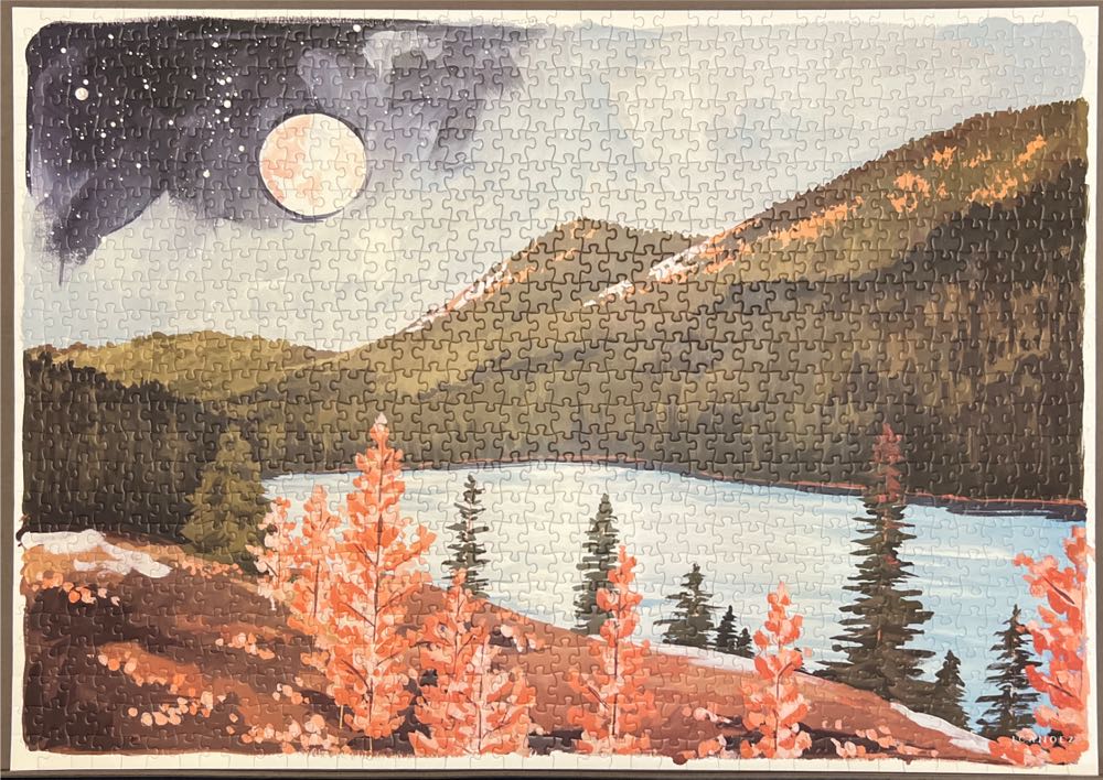 Alpine Moon - 1 Canoe 2 puzzle collectible - Main Image 2